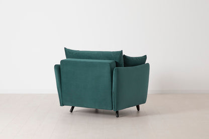 Model 08 Chair Bed Single Sofa Bed, Kingfisher