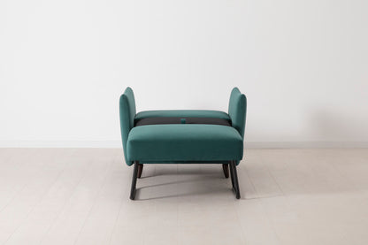 Model 08 Chair Bed Single Sofa Bed, Kingfisher