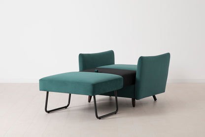 Model 08 Chair Bed Single Sofa Bed, Kingfisher