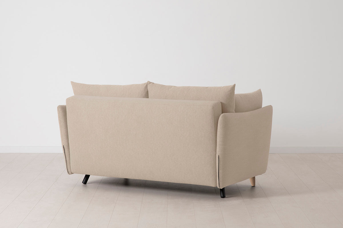 Model 08 Sofa Bed 2 Seater, Oak / Oatmeal