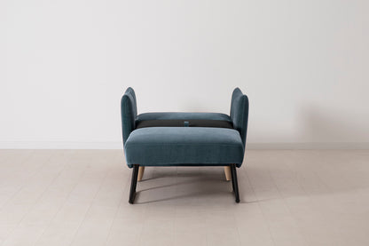 Model 08 Chair Bed Single Sofa Bed, Oak / Hydro