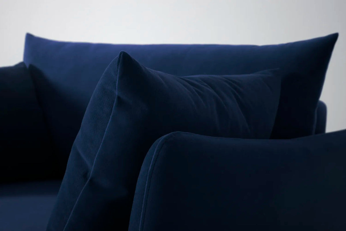 Model 08 Chair Bed Single Sofa Bed, Indigo