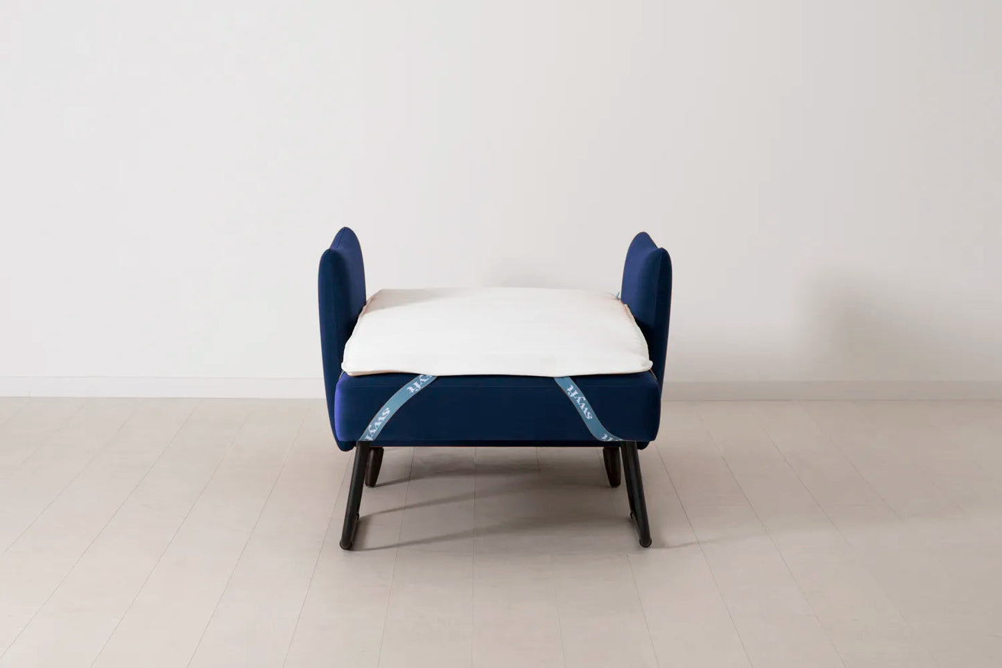 Model 08 Chair Bed Single Sofa Bed, Indigo