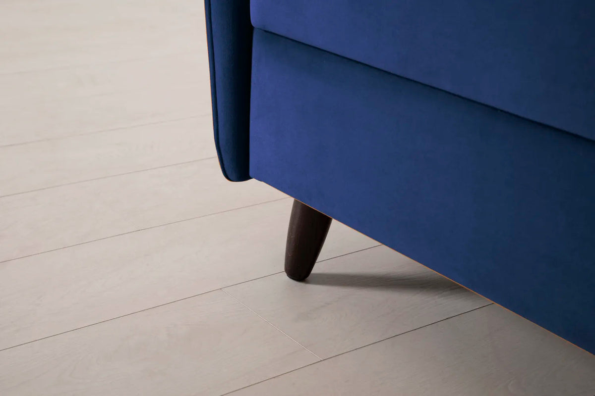 Model 08 Chair Bed Single Sofa Bed, Indigo