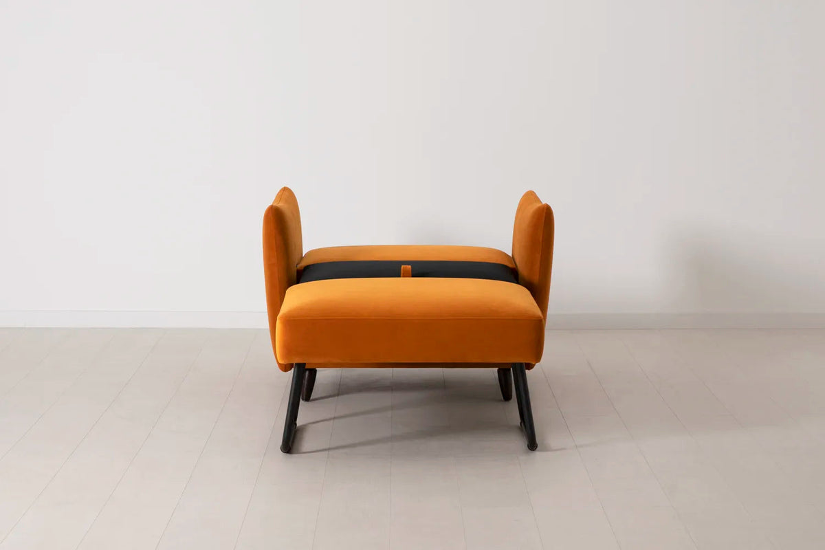 Model 08 Chair Bed Single Sofa Bed, Bronze