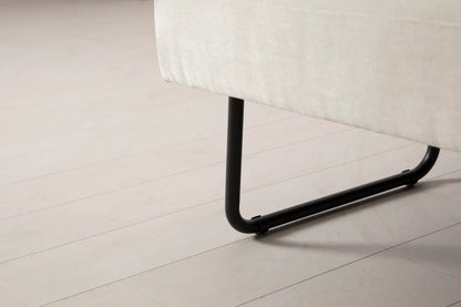 Model 08 Chair Bed Single Sofa Bed, Chalk