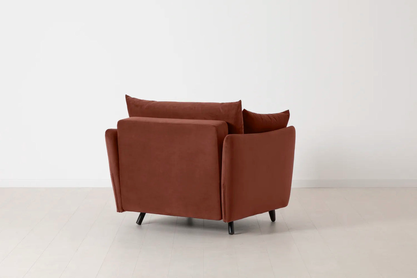 Model 08 Chair Bed Single Sofa Bed, Brick