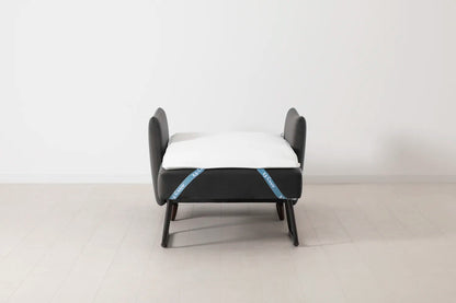 Model 08 Chair Bed Single Sofa Bed, Charcoal