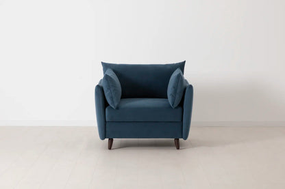 Model 08 Chair Bed Single Sofa Bed, Teal