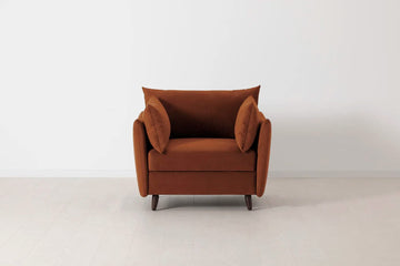 Model 08 armchair in Umber-1407 image 01.webp