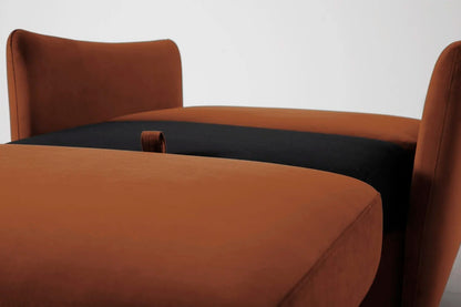 Model 08 Chair Bed Single Sofa Bed, Umber