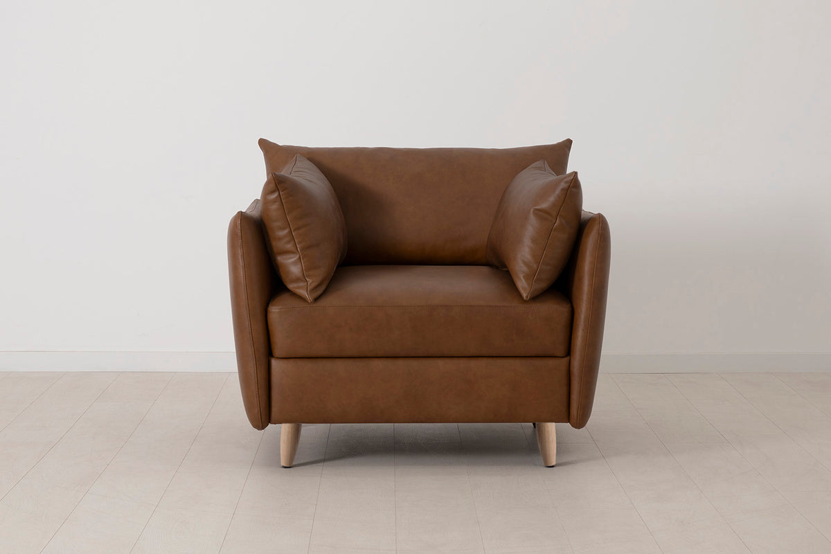 Model 08 Chair Bed Single Sofa Bed, Oak / Maple