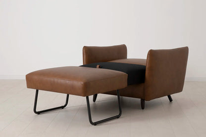 Model 08 Chair Bed Single Sofa Bed, Maple