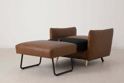 Model 08 Chair Bed Single Sofa Bed, Oak / Maple