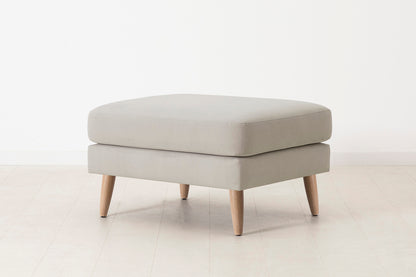Model 08 Ottoman, Oak / Bone