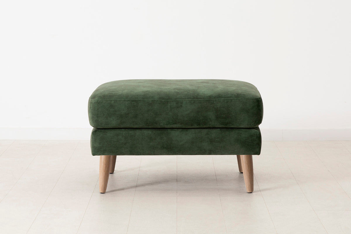 Model 08 Ottoman, Oak / Conifer