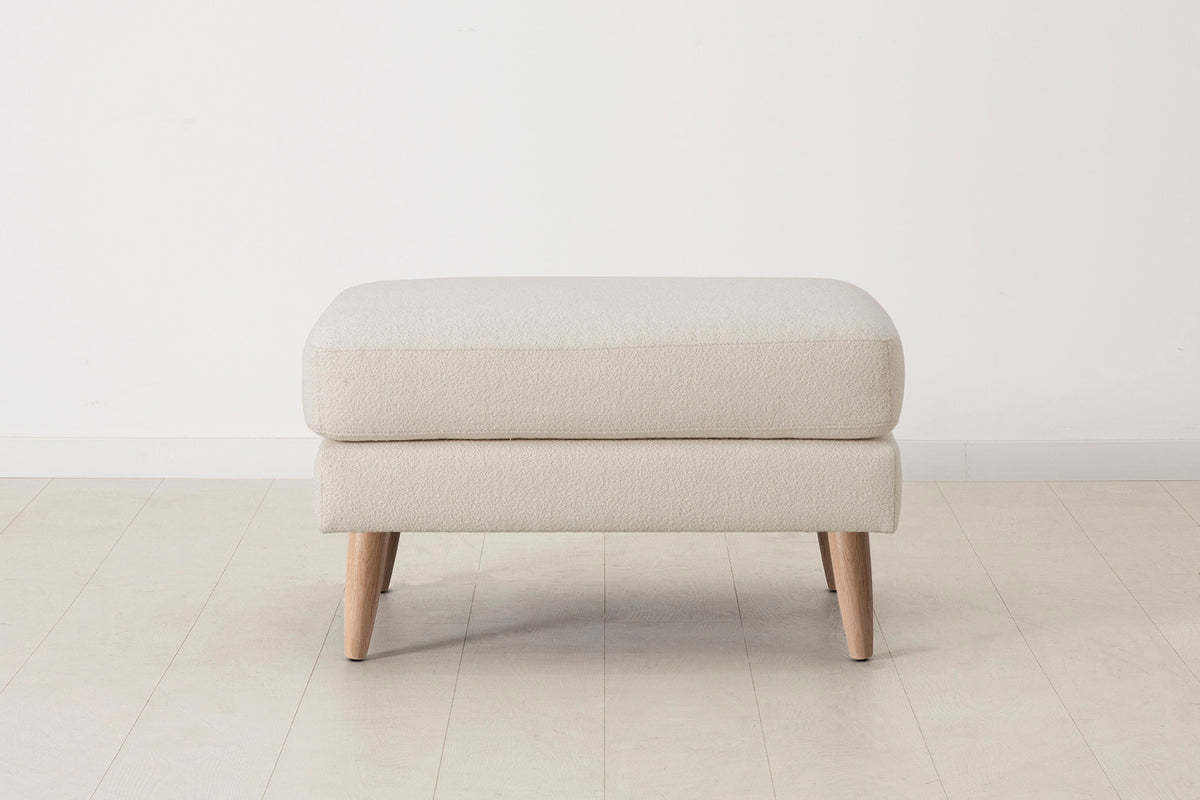 Model 08 Ottoman, Oak / Ivory
