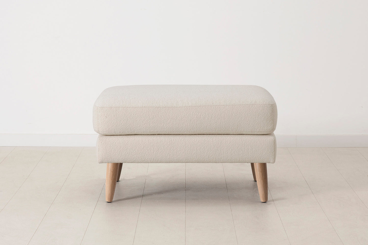 Model 08 Ottoman, Oak / Ivory