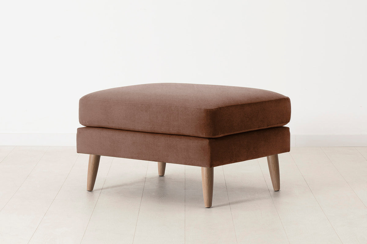 Model 08 Ottoman, Oak / Russet