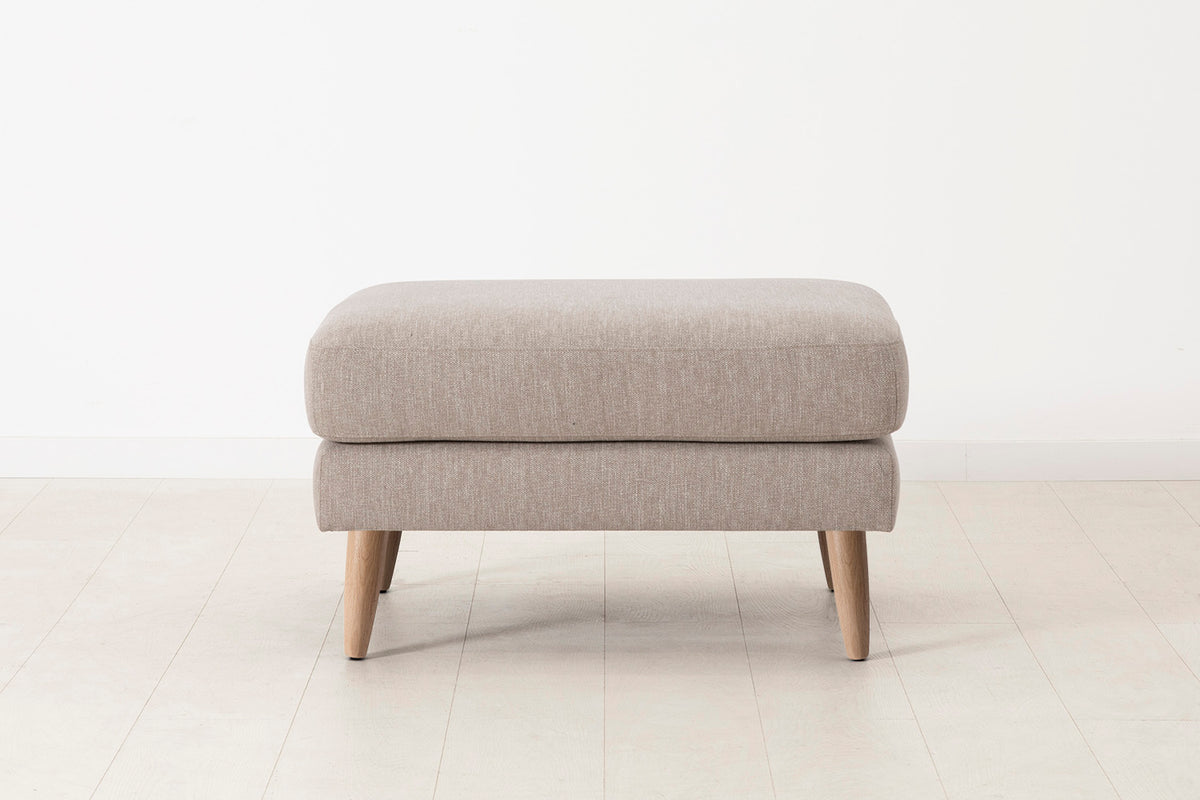 Model 08 Ottoman, Oak / Pumice