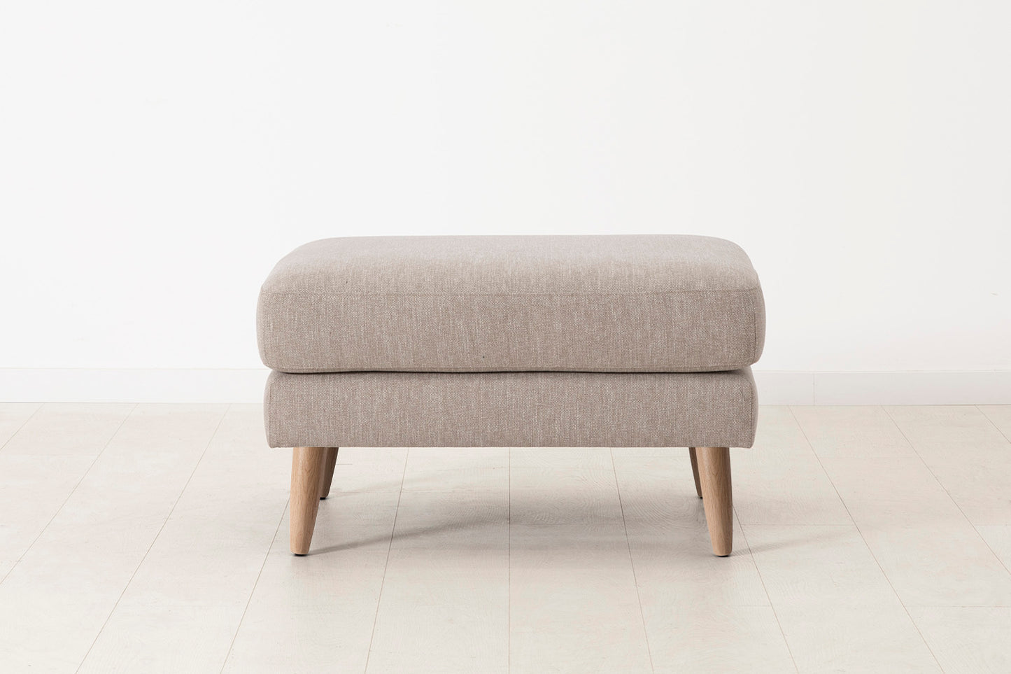 Model 08 Ottoman, Oak / Pumice
