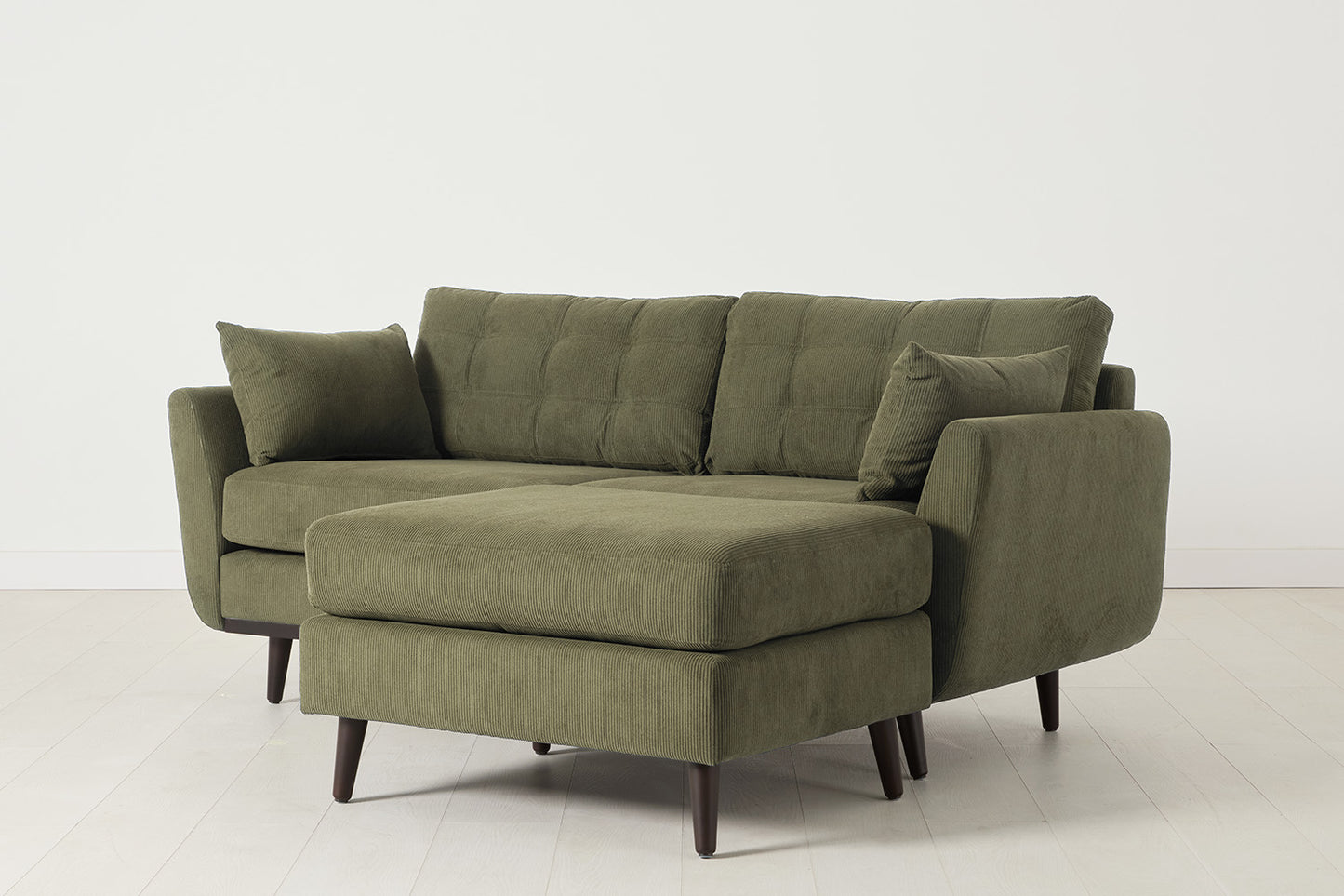 Model 10 2-Seater Sofa with Ottoman, Fennel