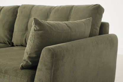 Model 10 2-Seater Sofa with Ottoman, Fennel