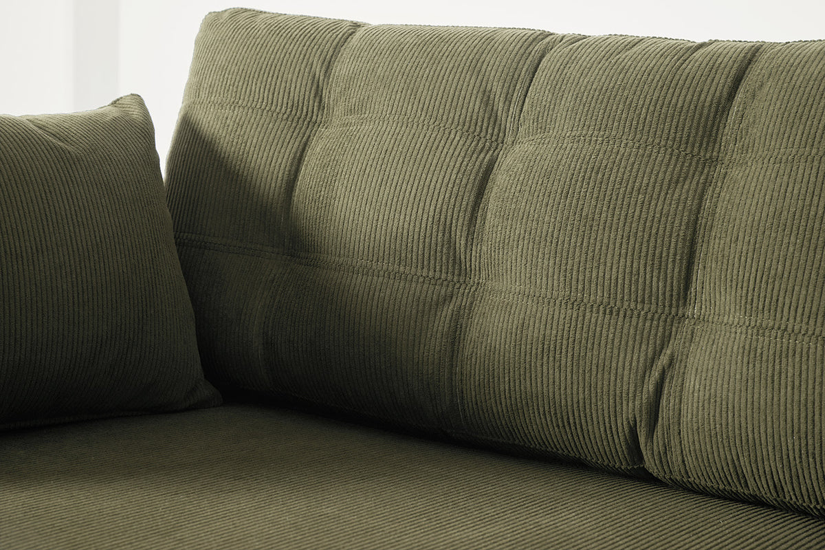 Model 10 2-Seater Sofa with Ottoman, Fennel