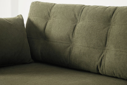 Model 10 2-Seater Sofa with Ottoman, Fennel