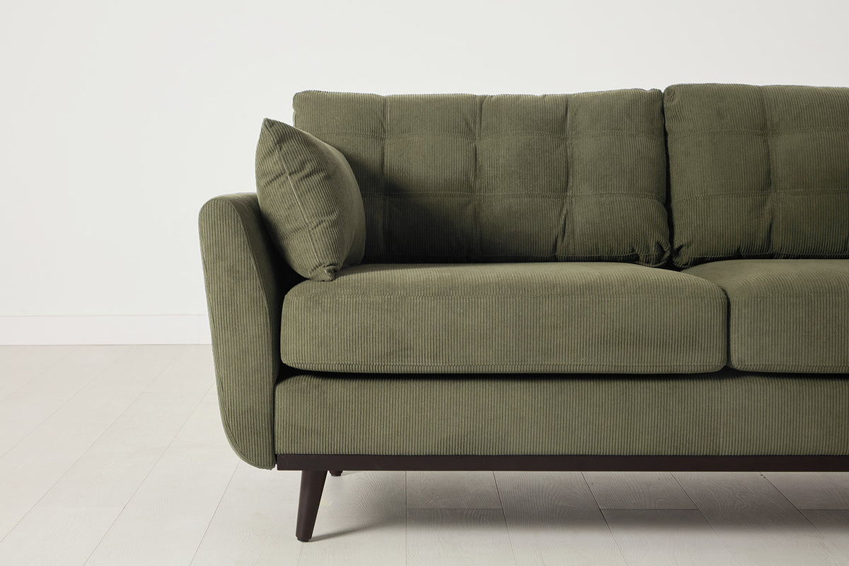 Model 10 2-Seater Sofa with Ottoman, Fennel