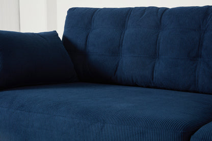Model 10 3-Seater Sofa with Ottoman, Atlantic
