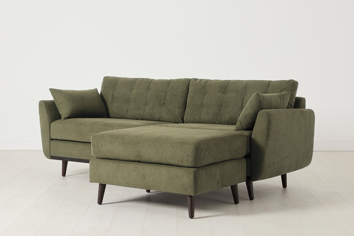 Model 10 3-Seater Sofa with Ottoman, Fennel