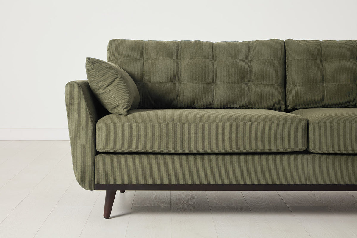 Model 10 3-Seater Sofa with Ottoman, Fennel