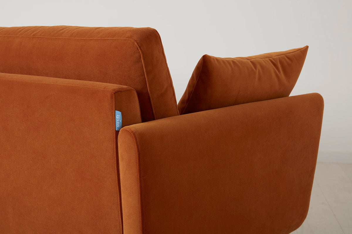 Model 10 2-Seater Sofa with Ottoman, Bronze