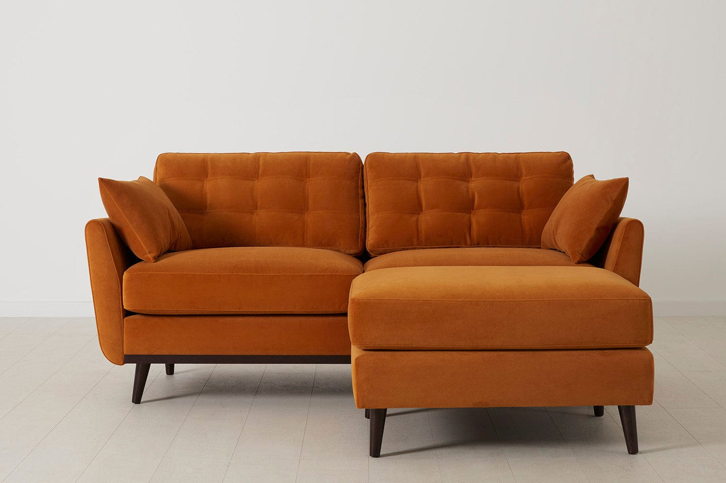 Model 10 2-Seater Sofa with Ottoman, Bronze