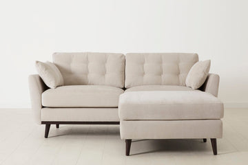 Model 10 2 seater Right chaise Chalk Image 01.jpg