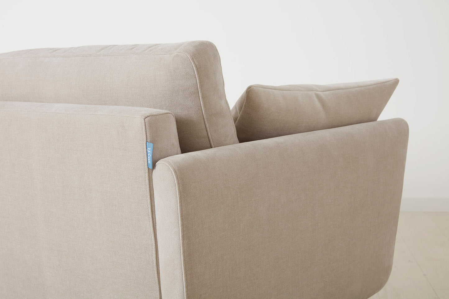 Model 10 2-Seater Sofa with Ottoman, Chalk