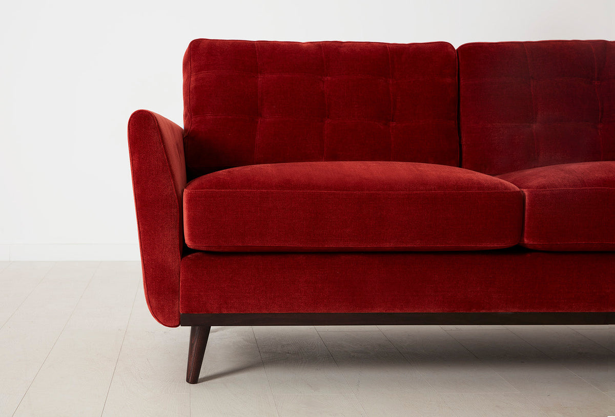 Model 10 2-Seater Sofa with Ottoman, Harissa