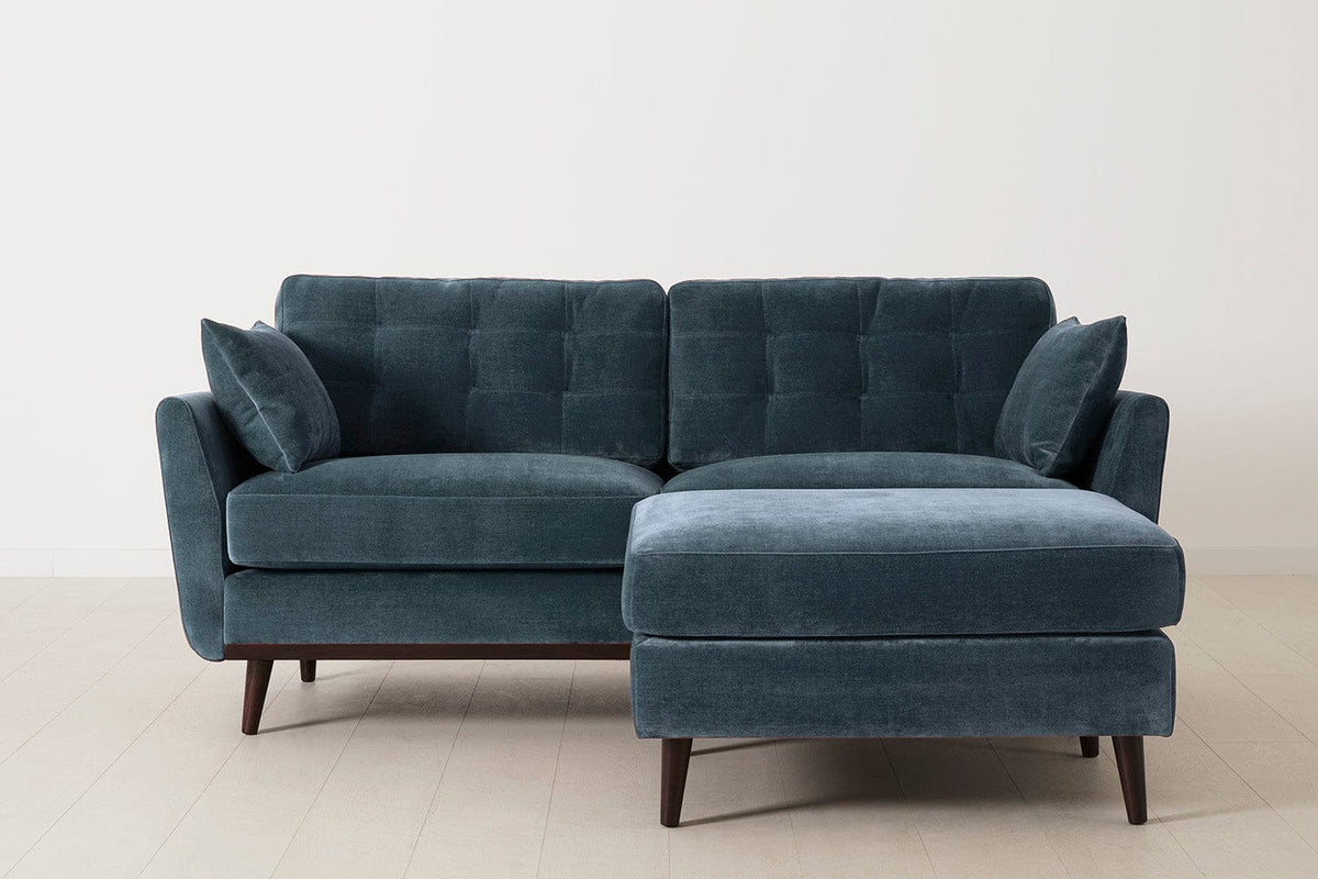 Model 10 2-Seater Sofa with Ottoman, Hydro