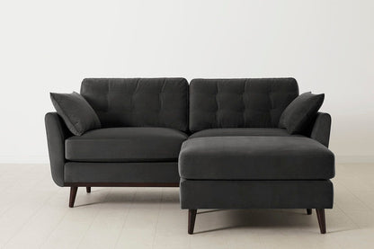 Model 10 2-Seater Sofa with Ottoman, Charcoal