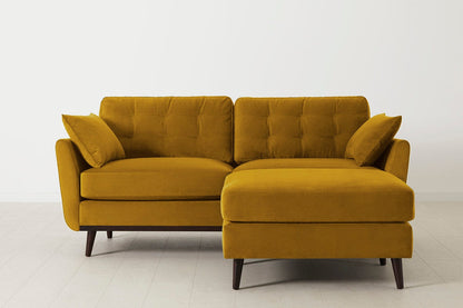 Model 10 2-Seater Sofa with Ottoman, Mustard