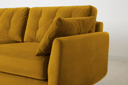 Model 10 2-Seater Sofa with Ottoman, Mustard