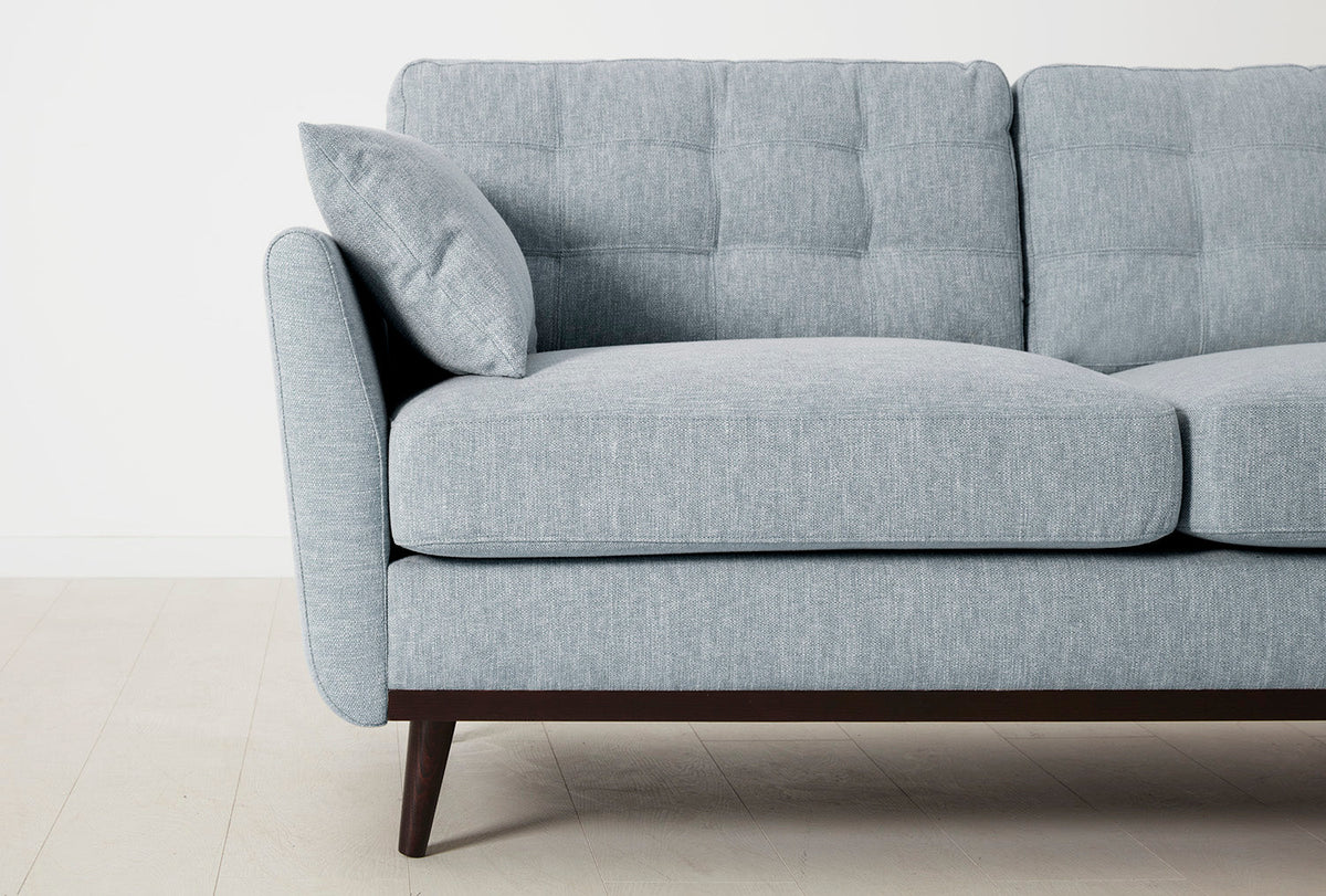 Model 10 2-Seater Sofa with Ottoman, Seaglass