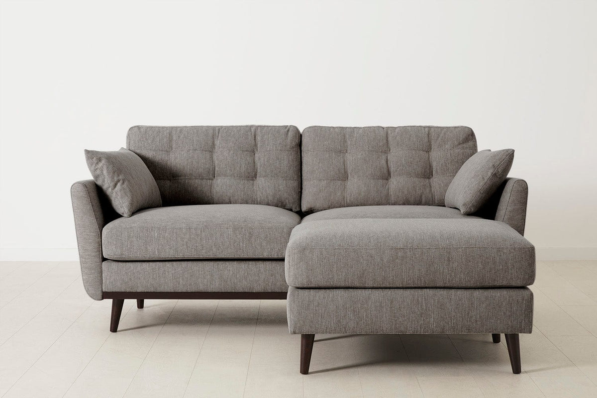 Model 10 2-Seater Sofa with Ottoman, Shadow