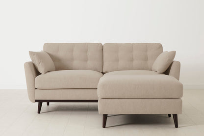Model 10 2-Seater Sofa with Ottoman, Oatmeal