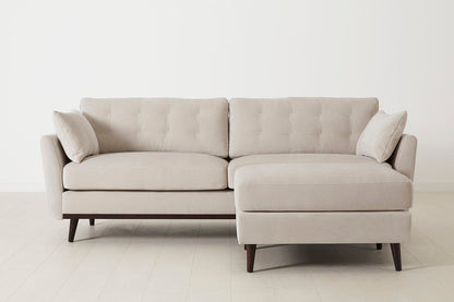 Model 10 3-Seater Sofa with Ottoman, Chalk