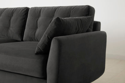 Model 10 3-Seater Sofa with Ottoman, Charcoal