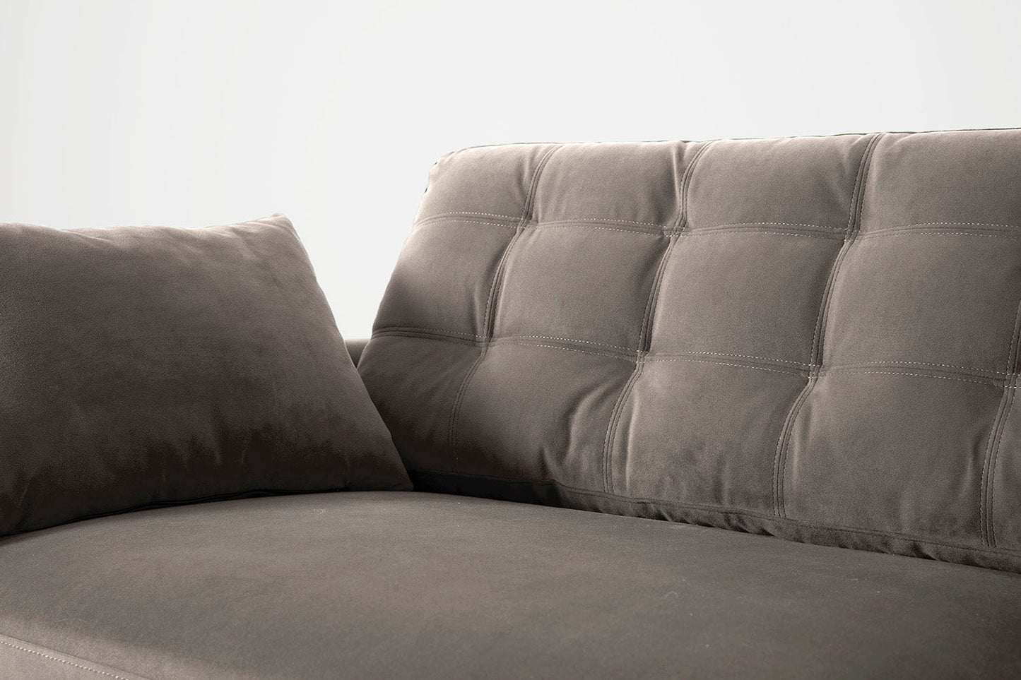 Model 10 3-Seater Sofa with Ottoman, Elephant
