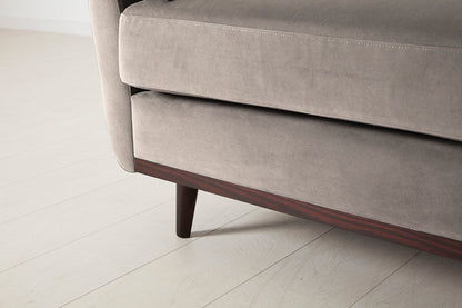 Model 10 3-Seater Sofa with Ottoman, Elephant