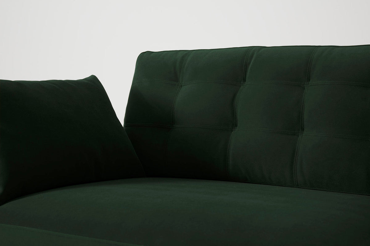 Model 10 3-Seater Sofa with Ottoman, Forest
